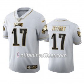 Miesten Philadelphia Eagles NFL Pelipaita Alshon Jeffery 17 Nike Valkoinen Golden Edition 100th